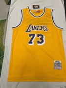 Los Angeles Lakers Rodman 73 Mitchell & Ness NBA koszulka koszykarka