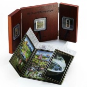 Zestaw 3 srebrnych monet z Wysp Cooka „Ogród ziemskich rozkoszy” z 2011 r.