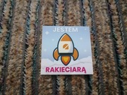 Naklejka Vlepka Jestem Rakieciarą