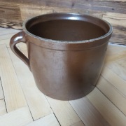 Zabytkowy garnek kamionkowy - Kamionka Bocheńska | 18 cm | Vintage