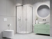 Kabina prysznicowa Alienta 80 x 80 z brodzikiem 