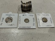 zestaw 14 sztuk monet z napisem na rancie + 3x  srebro Ag