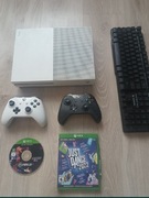 Konsola Xbox One S z 2 padami i 2 grami na płyte oraz gratis klawiatura 
