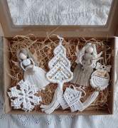 Zestaw ozdób świątecznych box prezentowy 