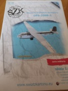 Model kartonowy śzk szybowiec desantowy dfs 230b 1