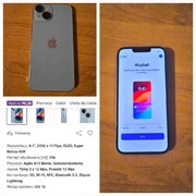 Iphone 14 256GB kolor niebieski