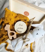 Zestaw upominkowy dla noworodka, wyprawka