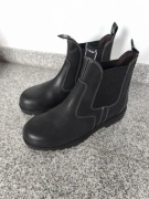 Męskie buty stajenne do jazdy konnej skórzane 44