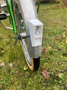 Stara biała lampka tylna Wigry 3 łezka Lampa tył składak Wagant Zenit