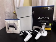Konsola PlayStation 5 PS5 Slim Digital + 2 PADY + Stacja ładująca