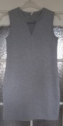 Jasno szaro-popielata sukienka dresowa rozm S Casual Carry