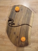 Drewniana deska orzech włoski bliźniaczki 