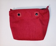 Organizer do O bag mini czerwony czarny