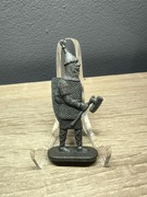 Żołnierzyk PRL. Rycerz z Toporem i Tarczą SREBRNY. 