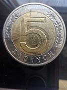 5 złoty 2025 błąd stempla 