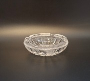 Popielniczka Popielara na stół Ozdoba Kryształ Retro Loft Vintage PRL