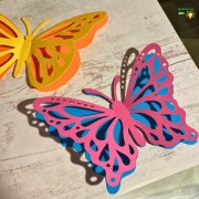 Motyle papierowe- dekoracja szkolna, zestaw 10 sztuk