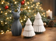 Zestaw świąteczny – renifer + 2 choinki