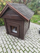 Ocieplana dębowa buda dla psa!!!