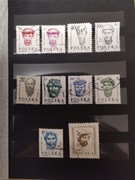 Znaczki pocztowe polskie - głowy wawelskie 