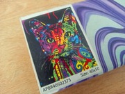 KOT malowanie po numerach 40x50cm kreatywne