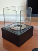 Biokominek czarny z zagaszarką