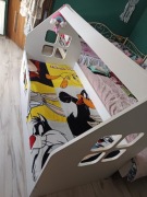 Łóżko dziecięce białe 