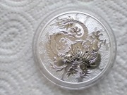 Silver Dragon Chinese Myths  2021 1oz Ag 