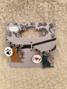 Zestaw dwóch bransoletek eloy kotki rybka łapka