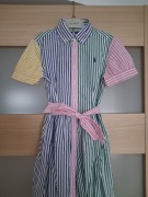 Sukienka kolorowe paseczki Ralph Lauren