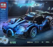 Klocki Auto RC Samochód na Pilot Zdalnie Sterowany do Złożenia Nowy Zestaw 