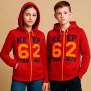Bluza młodzieżowa z kapturem – KEEP 62 YOUR HEAD