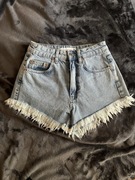 Spodenki Stradivarius damskie krotkie jeansowe 36 lato letnie