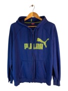 Bluza rozpinana Puma niebieska logo XL