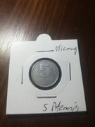 5 PFENNIG Niemcy 1968r A