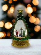 Podświetlana Pozytywka Choinka-Boże Narodzenie