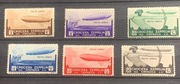 Cyrenajka 1933 - Crociera Zeppelin - Seria Kompletna (6 szt.)