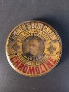 Wieczko puszki po paście do butów XIX i XX wieku