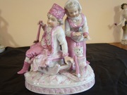 Miśnia Sitenzdorf W kolorze róż i biel  ŻIMA