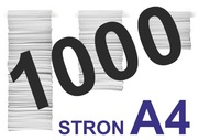 KSERO KOPIA ODBITKA A4 mono do 1000 stron KIELCE