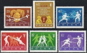 MŚw w szermierce Gdańsk 1963 Fi 1257-62 czyste