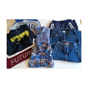 Zestaw ubrań 8 szt r. 140 H&M KappAhl Next Primark Majestic 