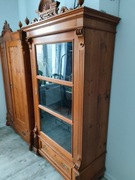 Stara poniemiecka witryna/kredens antyk