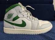 Buty Air Jordan 1 Mid 40,5 Nike męskie Szare Białe używane jak nowe