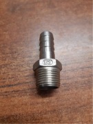 Złączka do węża nierdzewna 1/2 na wąż 15 mm króciec nierdzewny