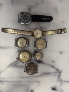 Stare zegarki, antyki zestaw 7 sztuk 