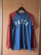 Patta Longsleeve Raglan M Bejsbolówka Niebieski Bordowy Streetwear