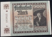 " Ros. 80a  5000 Mark 2.12.1922  .......za 6,99 zl"