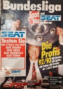 Bundesliga sezon 1992/93 Sport Bild piłka nożna skarb kibica składy zdjęcia