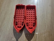 Lego pirates, łódka, piraci 2551 old red.